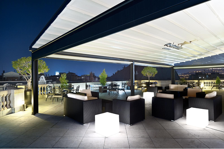 retractable pergola rain cover