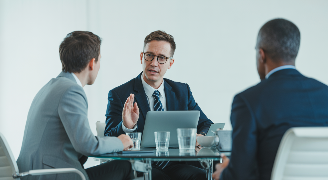 Professional cybersecurity consultant in Canada reviewing network security for a business client